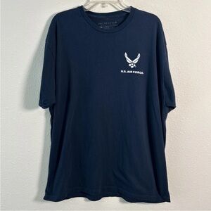 Grunt Style Air Force Navy Blue USAF Formation T-Shirt Men's 3XL Fighter Jets